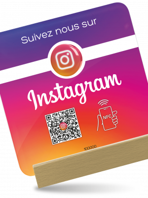 Plaque NFC Instagram