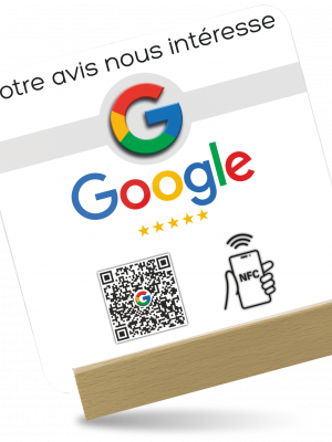 Plaque NFC Avis Google