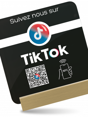 Plaque NFC TikTok