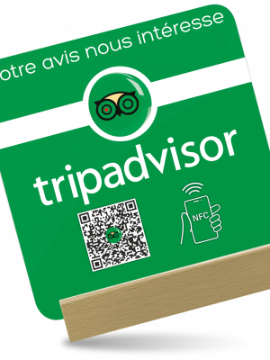 Plaque NFC Tripadvisor
