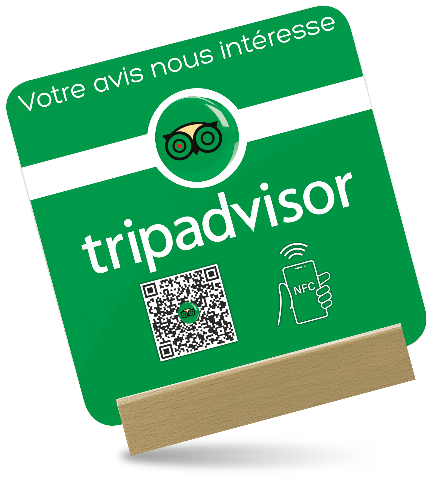 Plaque NFC Tripadvisor