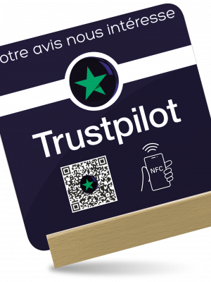 Plaque NFC Trustpilot