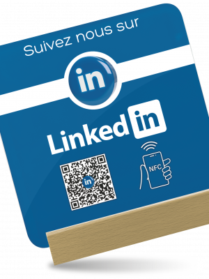 Plaque NFC Linkedin